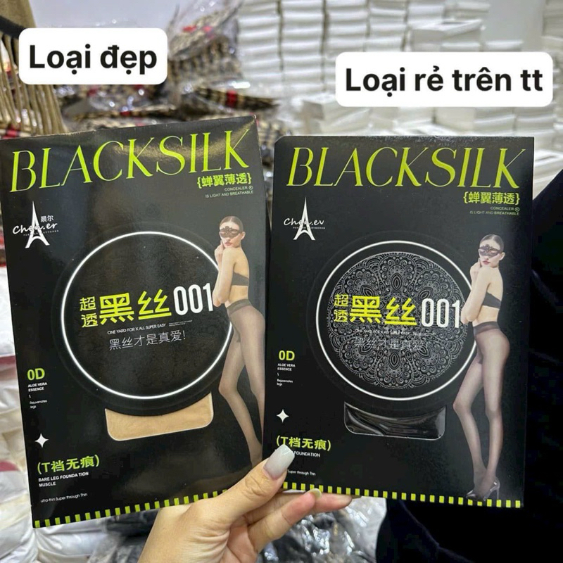 QUẦN TẤT BLACk SILK ( blacksilk) LOẠI 1 CHẤT CAO SU RÁCH TRÒN