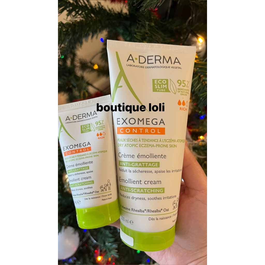 KEM DƯỠNG CHO DA CƠ ĐỊA, VIÊM DA ADERMA EXOMEGA 200ml