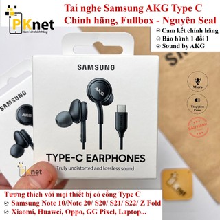  Tai nghe Samsung AKG Type C Chính Hãng Fullbox Nguyên Seal cho S24 S23 S22 S21 Fold Flip,... 