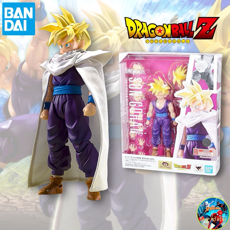 Mô Hình SHF Super Saiyan Son Gohan - The Fighter Who Surpassed Goku Dragon Ball Chính Hãng BANDAI