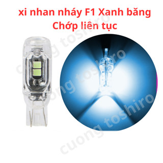 Đèn led xi nhan thế hệ mới nháy F1 lắp cho mọi dòng xe máy chân t10 như wave exciter vision ab hàng chất lượng cao