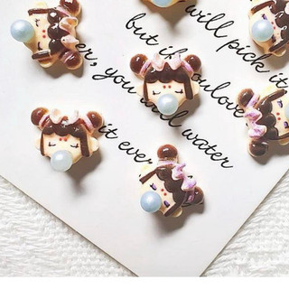set phụ kiện nail búp bê