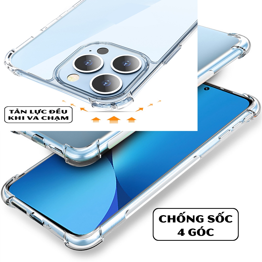 Ốp lưng Xiaomi Redmi Note 11 4G/5G / Note 11s / Pro / China chống sốc, TPU viền vuông, trong suốt silicon | BigBuy360 - bigbuy360.vn