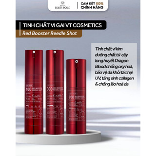 Tinh chất vi gai long huyết VT COSMETICS RED BOOSTER REEDLE SHOT chống oxy hoá, tăng sinh collagen, bảo vệ da