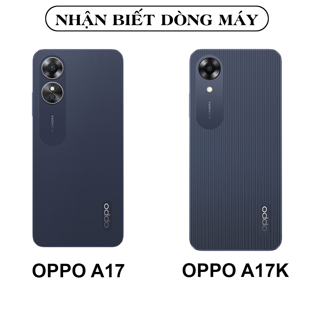 Ốp lưng Oppo A17 / A17k chống sốc, TPU viền vuông, trong suốt silicon | BigBuy360 - bigbuy360.vn