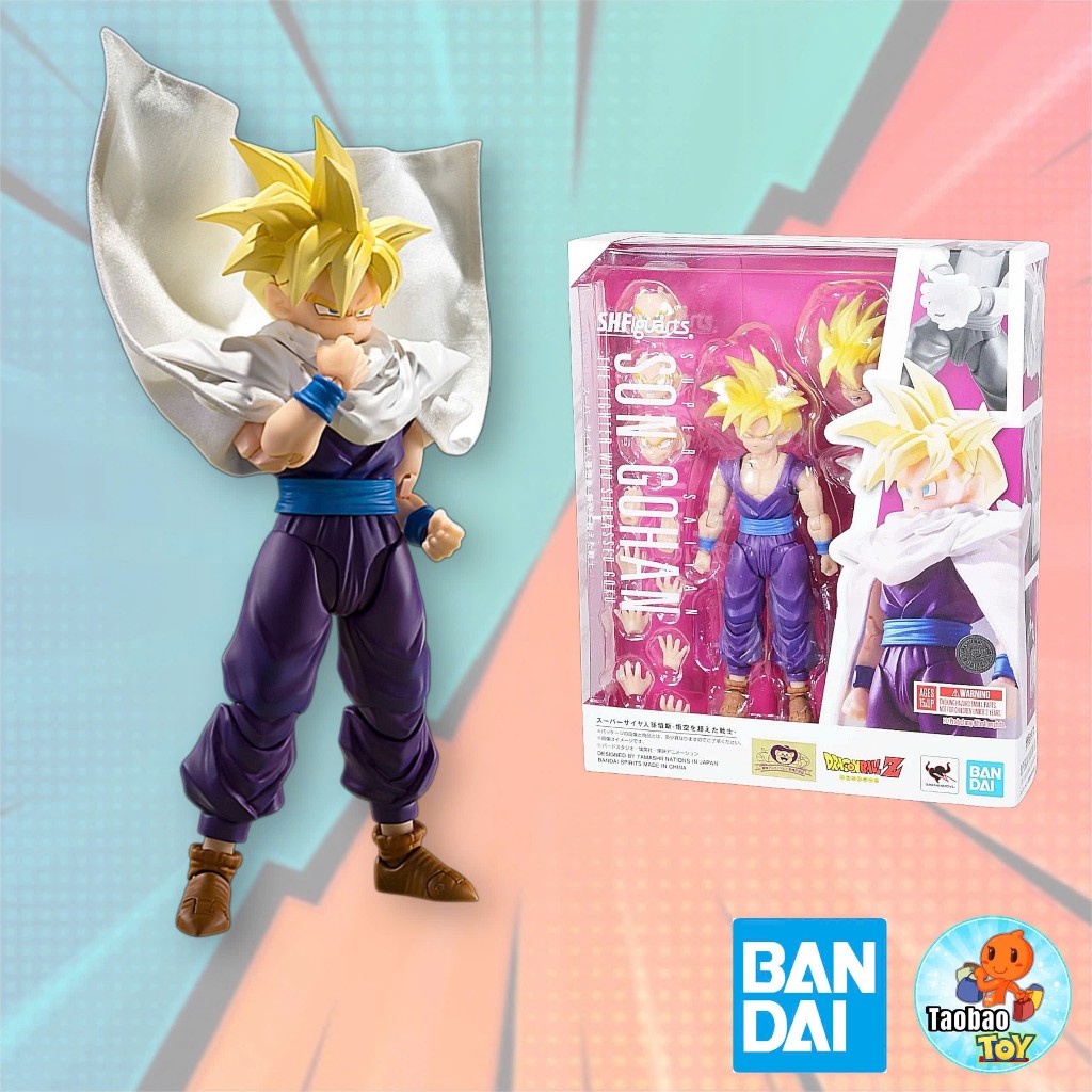 Mô Hình SHF Super Saiyan Son Gohan - The Fighter Who Surpassed Goku Dragon Ball Chính Hãng BANDAI