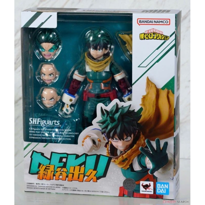 Mô hình SHF Deku Izuku Midoriya - My Hero Academia Chính Hãng BANDAI
