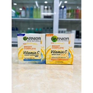 Kem Dưỡng Da Trắng Da Ban Ngày Hoặc Đêm Garnier Light Complete Vitamin C Serum Cream SPF30 50ml Chính Hãng Công Ty