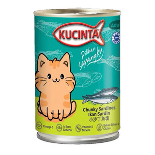 Pate mèo Pate Kucinta lon 400g siêu thịt cá by Snappy tom