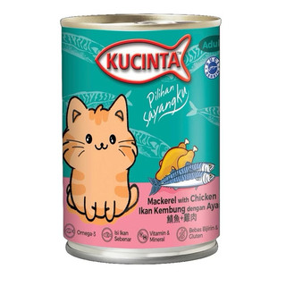 Pate mèo Pate Kucinta lon 400g siêu thịt cá by Snappy tom