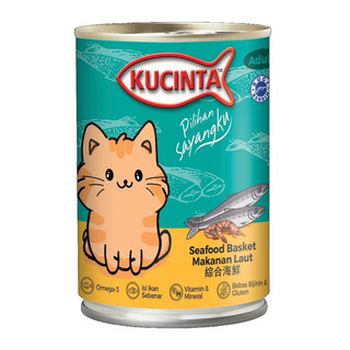 Pate mèo Pate Kucinta lon 400g siêu thịt cá by Snappy tom