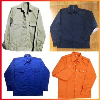  ÁO BẢO HỘ LAO ĐỘNG VẢI KAKI LOẠI 1 ĐỒNG PHỤC BẢO HỘ LAO ĐỘNG QUẦN ÁO CÔNG NHÂN 