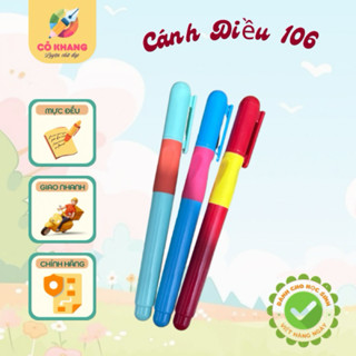 Bút cánh diều 106  (BÚT KHÔNG CÓ MỰC) bút mực ngòi kim tinh êm trơn, siêu bền cho bé lớp 1-5 bút cho bé viết hàng ngày