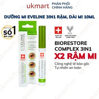  Tinh Chất Dưỡng Mi Dài Mi Ngăn Rụng 3 Trong 1 EVELINE Advance Volumiere 10ml 