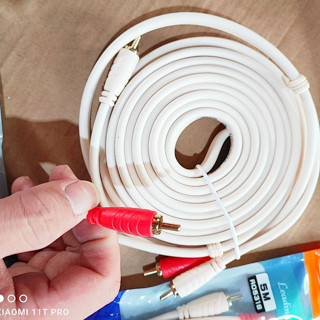  xả kho ... dây av ra av xịn dây hoa sen  cáp âm thanh RCA  cáp av dài 5m  3m  1.8m  0,8m 