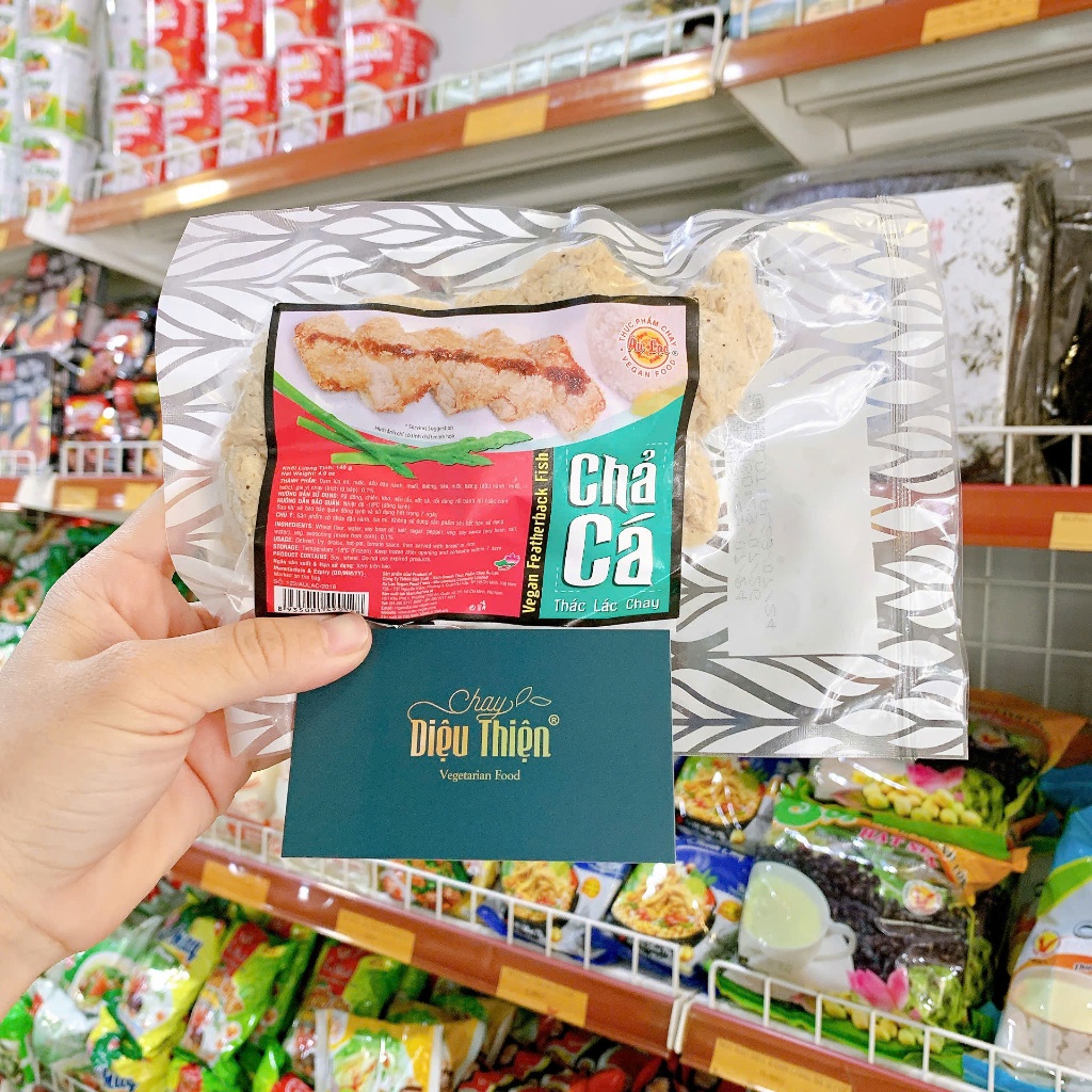 CHẢ CÁ THÁC LÁC CHAY ÂU LẠC 140 GAM ( HÀNG LẠNH CHỈ GIAO HCM)