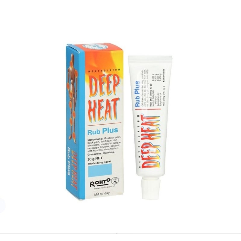 KEM GIẢM ĐAU MENTHOLATUM DEEP HEAT Rub Plus 30 g