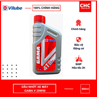 Dầu nhớt xe máy Vilube Gama V 20W50 (giá rẻ nhất), phù hợp xe máy số honda, yamaha, sym, suzuki