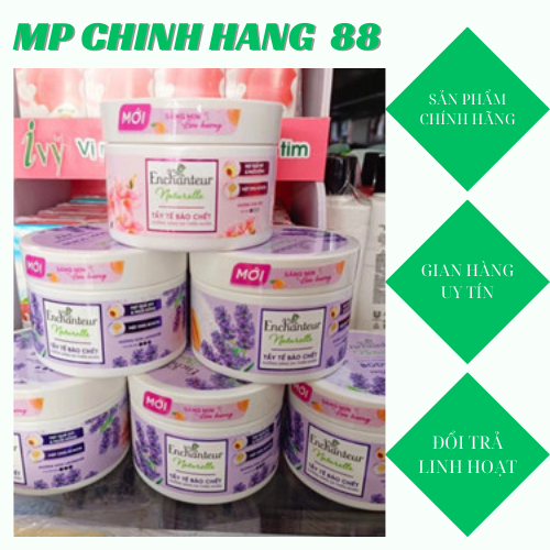 Hũ tẩy tế bào chết dưỡng sáng da Enchanteur 250g