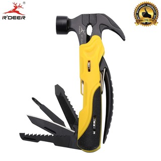 Búa đa năng cao cấp R'DEER thoát hiểm, cứu hộ, sinh tồn, du lịch, tích hợp bộ dụng cụ chuyên nghiệp