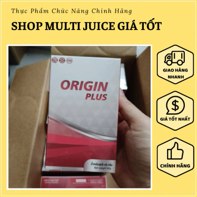 Thực Phẩm Origin Plus Chăm Sóc Sức Khoẻ Chống Lão Hoá - 10 gói/hộp