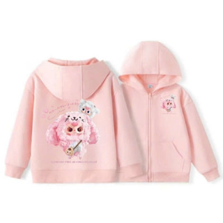  Áo Hoodie khóa zip cho bé in hình cặp đôi BABY THREE từ 12-60kg 