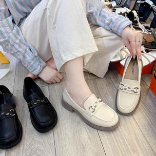 [ZJM] Giày moca nữ da mềm L96-18 tag mm bản hộp QC cao cấp - Giày lười nữ sang xịn