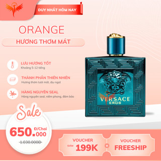  Nước hoa nam nữ Versace EDP| Nước hoa Versace Eros Cao cấp 100ml ORANGE 