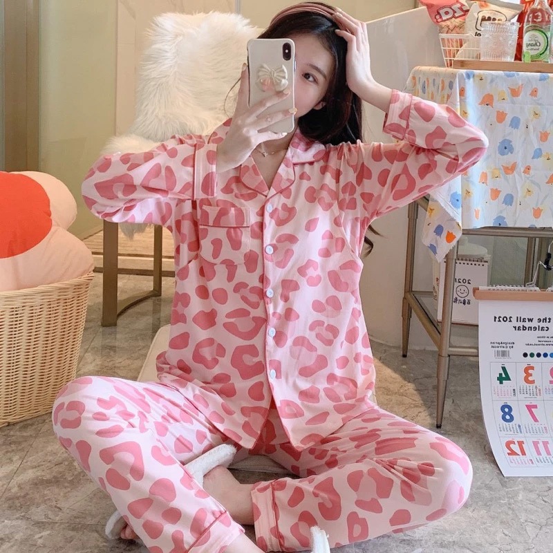 Bộ đồ bầu và sau sinh cho con bú chất Cotton phong cách Hàn Quốc HEROMOM