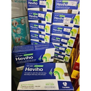  Viên Ngậm Heviho KHÔNG ĐƯỜNG - Hỗ Trợ Giảm Đau Rát Họng  Hộp 18 Viên  