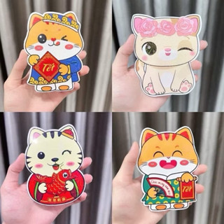 Bao Lì Xì Tết Hoạt Hình Chibi Hàng Trend Bóng Đẹp , Phong Lixi Chipi Mèo Thần Tài Dễ Thương