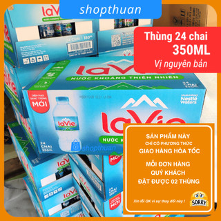  Nước khoáng thiên nhiên Lavie 350ml thùng 24 chai 