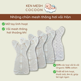 Hàng Cao Cấp Nhộng Lưới Thông Hơi MESH COCOON Nhộng Chũn Hè Hàn Quốc Siêu Mỏng Thoáng, KEN MESH