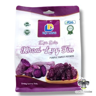 Túi 300gr kẹo dẻo khoai lang tím Đại Long - cốt trái cây