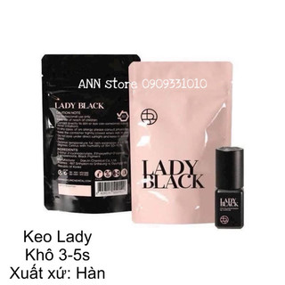 Keo nối mi Lady black