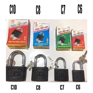 Khóa cửa Việt Tiệp, khóa gang Việt Tiệp - cầu 6 7 8 10, Ổ khoá cửa an toàn cao cấp