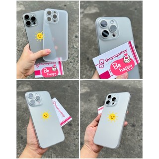 Ốp lưng nhám siêu mỏng iPhone 15 pro max - iPhone 15 pro - iPhone 15 plus - iPhone 15 -  iPhone 14 pro max - 14 pro