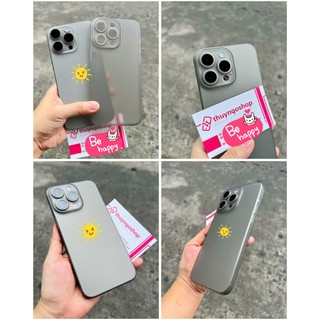Ốp lưng nhám siêu mỏng iPhone 15 pro max - iPhone 15 pro - iPhone 15 plus - iPhone 15 -  iPhone 14 pro max - 14 pro