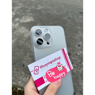 Ốp lưng nhám siêu mỏng iPhone 15 pro max - iPhone 15 pro - iPhone 15 plus - iPhone 15 -  iPhone 14 pro max - 14 pro