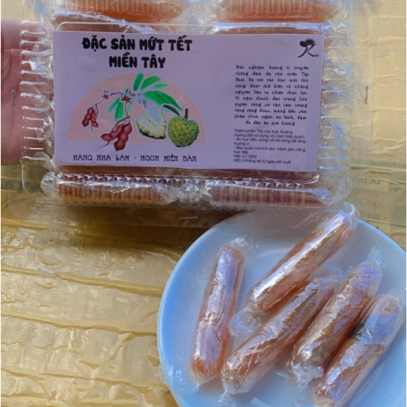 [Mứt Ngày Tết] Mứt Mãng Cầu Nhà Làm Ít Ngọt Giá Sỉ 500g