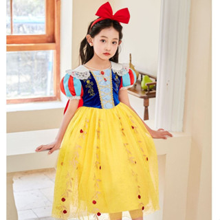 [HỎA TỐC] Váy đầm Bạch Tuyết cho bé gái hóa trang Halloween Váy công chúa cho bé gái
