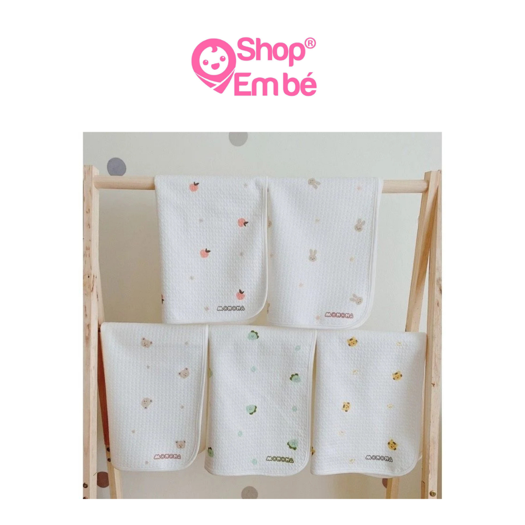 Tấm lót chống thấm cho bé, bề mặt Organic MONONA siêu mềm mịn, tự nhiên, kháng khuẩn