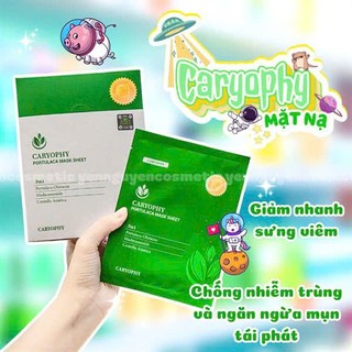 Mặt nạ Caryophy Portulaca Làm Dịu, Phục Hồi Dành Cho Da Dầu Mụn