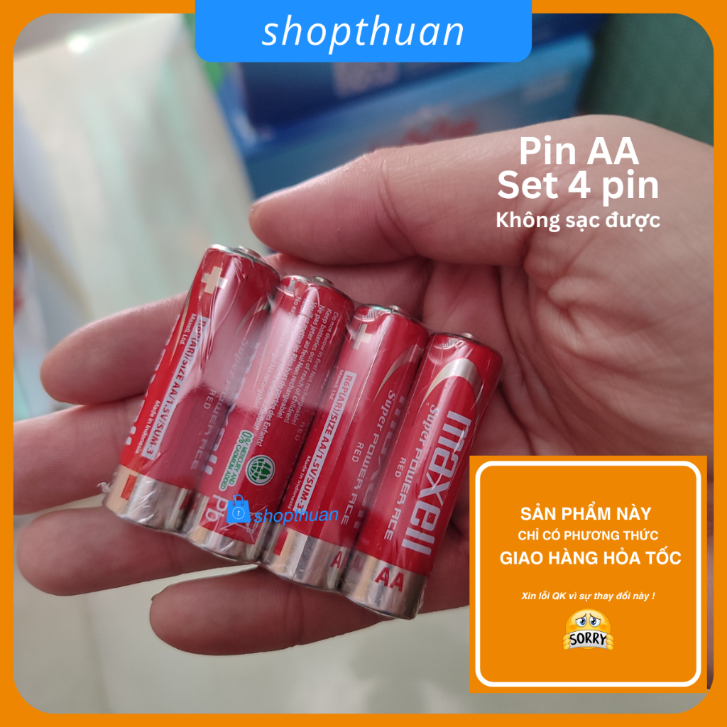 Pin Maxell AA set 4 pin
