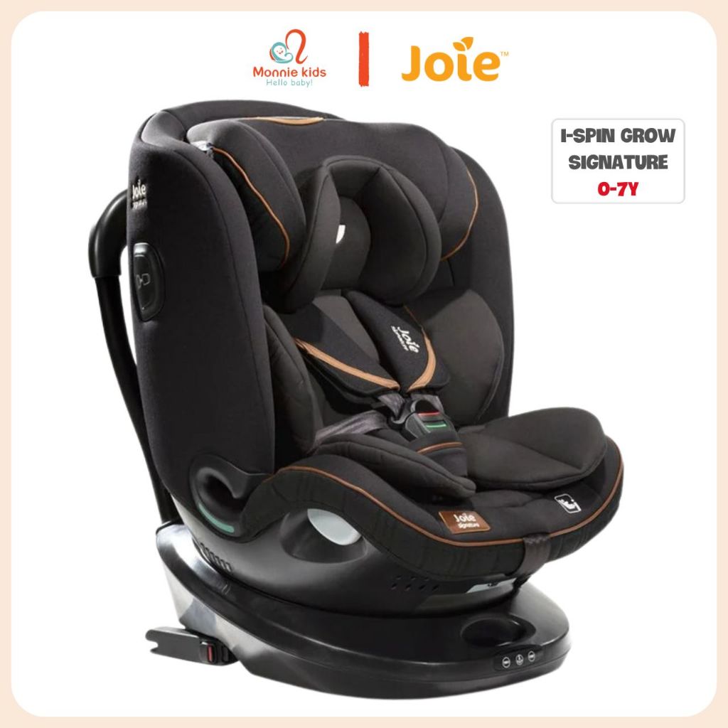 Ghế ngồi ô tô Joie i-Spin Grow Signature Isofix 360 cho bé 0-7 tuổi, ghế oto xe hơi - Monnie Kids