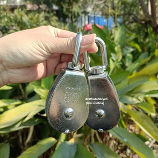 Ròng rọc INOX 304 số 50 - Tải 400kg