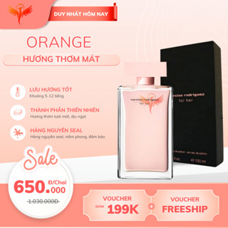 Nước hoa nữ Narciso rodriguez for her Hồng Nhạt EDP 100ml hương hoa cỏ gỗ thơm tinh dầu nước hoa nữ hương thơm miên man