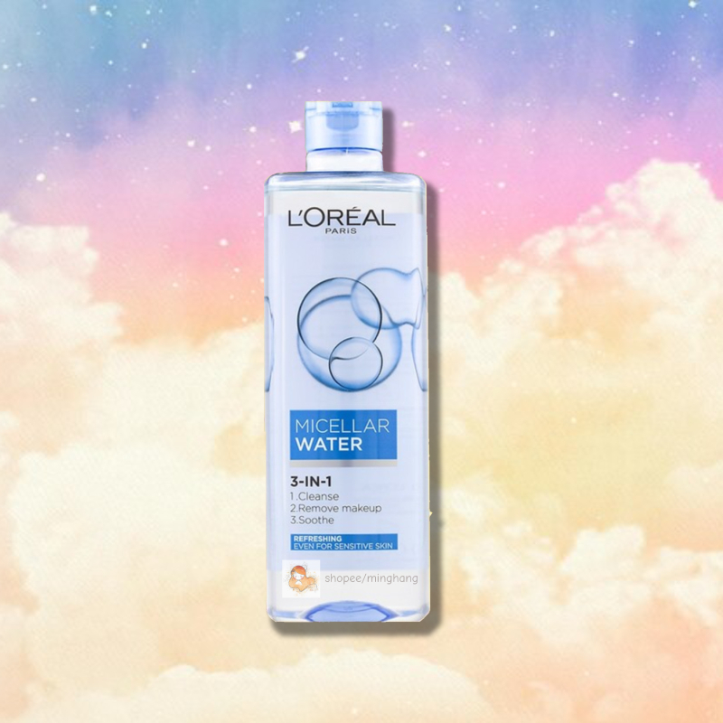 Nước tẩy trang Loreal Paris Tươi mát da 400ml (xanh nhạt)