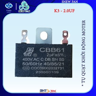 Tụ quạt 2uf và 1.5uf - K3 CHO QUẠT