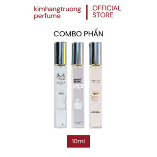 Combo 3 Chai Nước Hoa Dạng Tinh Dầu Nữ Hương Phấn 10ml | Kim Hằng Trương